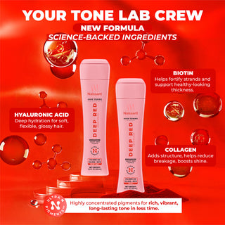 Deep Red Tone Correcting Mask