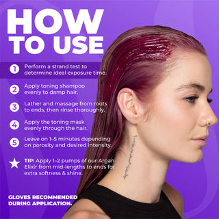 Lilac Violet Hair Toning Mask