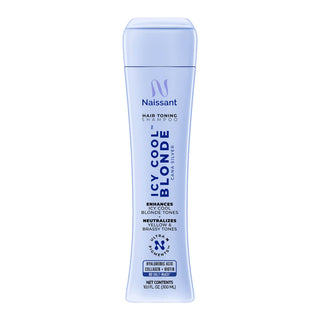 Icy Cool Blonde Hair Purple Toning Shampoo