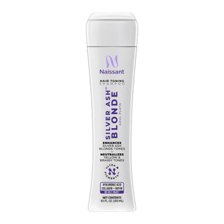 Silver Ash Blonde Hair Blue Toning Shampoo